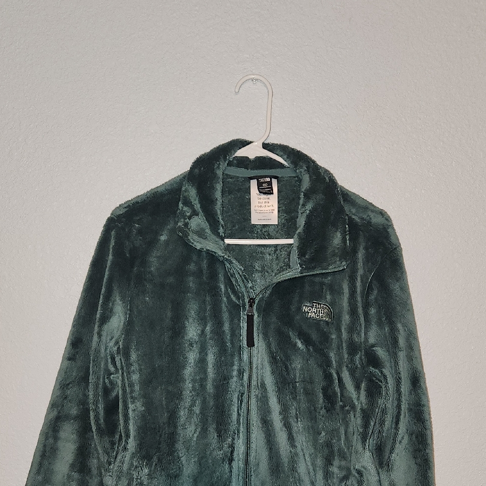 The North Face Women's Plush Green Teddy Jacket
